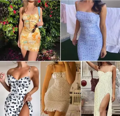 Wholesale Women's Casual Dresses Bales Mixed Assorted Adult Clothing in Bulk Summer Styles Ready to Ship