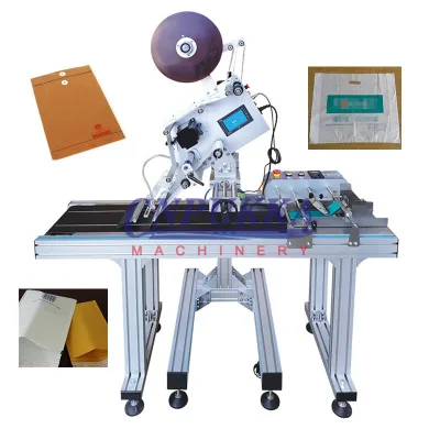 High Quality Flat Surface Paging Labeling Machine Food Plastic Bags Labeling Machine+Page Counting Machine