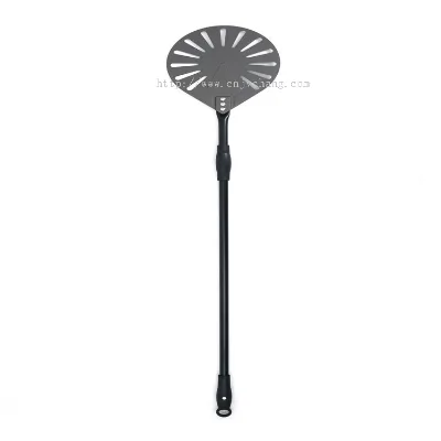 Factory Wholesale Hard Anodized Black Aluminum 9" Pizza Turning Peel Non-Stick Blade Paddle Pizza Oven Tools