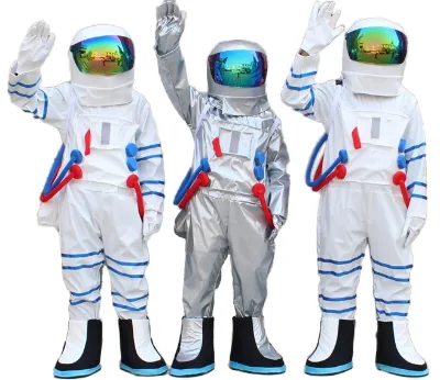 New Model Astronaut Performance Doll Costume Cartoon Character Mascot Birthday Party COSPLAY Featured Headwear Spacesuit