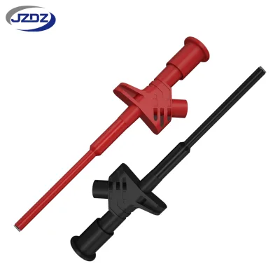 JZDZ flexible test probe with professional quick insulation test hook and high tension clip test probe clip  J.30021