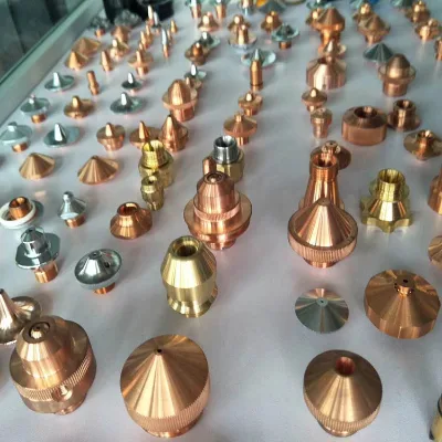 Laser Cutting Nozzle 0.8-4.0mm Single Layer Double Layer Coated Plated Hard CP Spare Parts for Cutting Head
