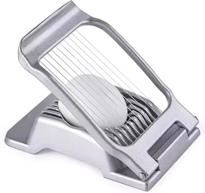 Alloy Egg Slicer Stainless Steel Wire , Heavy Duty Aluminium Egg Cutter Dishwasher Safe