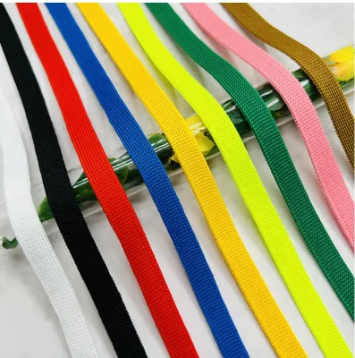 10mm High Density Colorful Knit Knitted Bias Back Neck Polyester Tape for Sports Wear