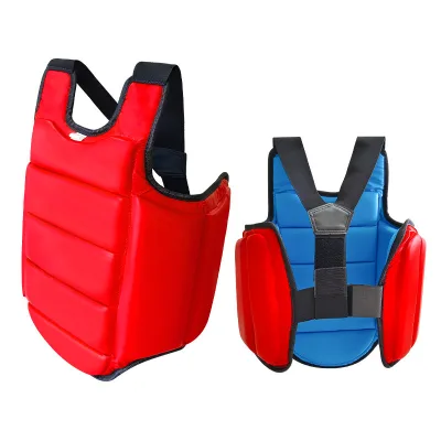Wholesale Double-Sided Elastic Protective Gear Adult Children's Taekwondo Training Karate Chest Protector Martial Arts Equipment
