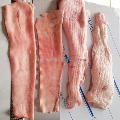 Beef Pork Skin Skinning Peeler Remover Pig Skin Peeling Removing Separating Machine Cow Raw Hide Separator Defatter