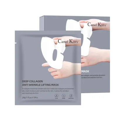 Glowing Moisturizing Face Mask Moisturizing Natural Crystal Organic Sleeping Anti-Aging Facial Collagen Face Sheet Mask