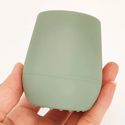 Portable Food Grade Drinking for Kids Soft Snack Cup Unbreakable Silicone Baby Training Cups