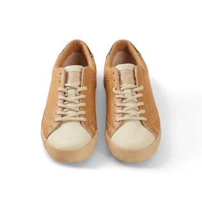 Mens Lace-Up Solid Sneakers Casual Low-Top German Training Shoes Customizable for Spring and Autumn