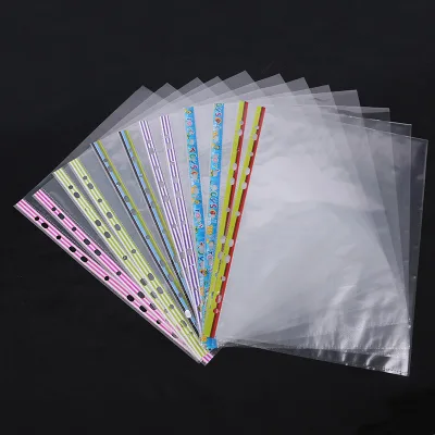 Sheet Protectors A4 Clear Page Protectors for 11 Ring Binder Plastic Sleeves for Binders Top Loading Paper Protector