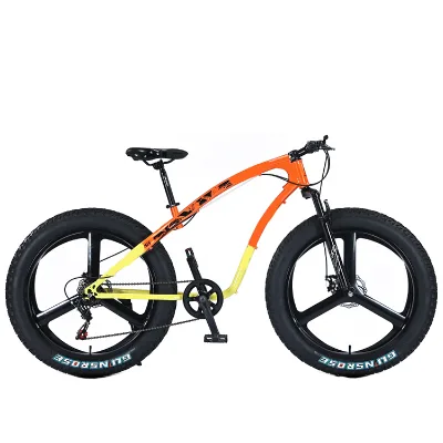 26 X4.0 Fat Tire Aluminum Alloy Men Snow Bike /big 29 Inch Chopper Fat Mountain Bicycle for Sale/20 Single Speed Fat Tyre Cycle