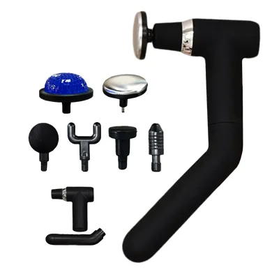 Extended Handle Massage Gun with Heat & Cold Therapy Portable Deep Tissue Muscle Massager for Back & Shoulder Relief