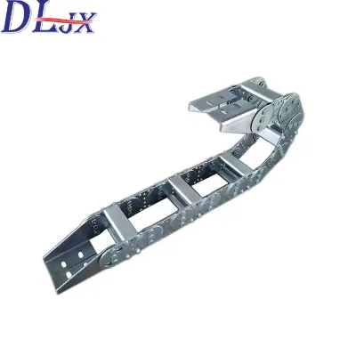 Highly Flexible Stainless Steel Drag Chain Energy Efficient Cable Track Metal Carrier Plastic Material for Construction Engine