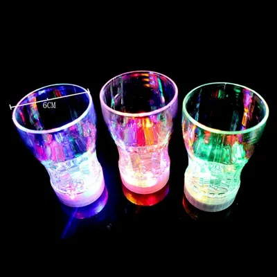 Promotional Plastic Flashing Multicolor Light up Cup Drinking Led Cup Led Cola Cups