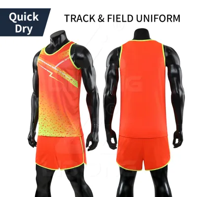 Wholesale Manufacturer New Track and Field Uniform Sports Wear Full Sublimation Youth Running Track and Field Uniform for Sale