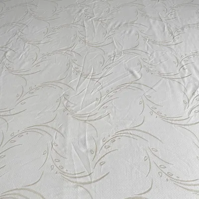 Soft Jacquard Knitted Stretch Breathable Yarn Dyed Mattress Fabric Quality Quilted New Product for Mattress Protector