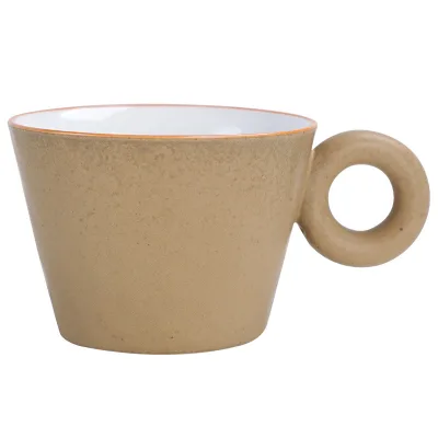 ins Nordic style ceramic mug small capacity 180ml espresso cup couple coffee mugs stoneware