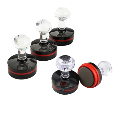 Top Grade 36-45mm Plastic Flash Stamp Crystal Clear Logo Printing High Quality Material for Office Use