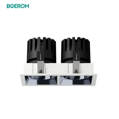 Recessed Anti-glare Downlight Led Trimless Narrow Side Round Recessed Spot Light Led Wall Wash Downlight Recessed LED Downlight