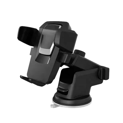 Hot Selling One Touch Strong Suction Anti-Shake Long Arm Dashboard Windshield Cell Phone Holder 360 Degree Rotation Car