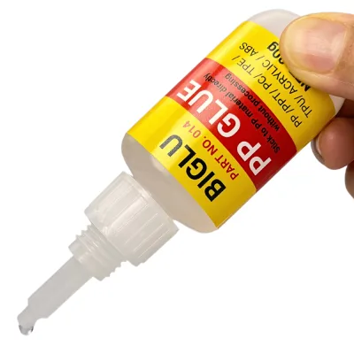 20G BIGLU Instant PP Glue High Temp Resistant Adhesive for Electronics Metal Plastic Component Bonding Strong Sticky