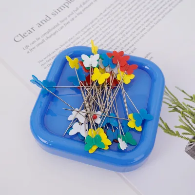 Color Square Magnetic Needle Box Positioning Needle Hand Sewing Storage Tool Magnetic Needle Insert