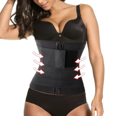Slimming Waist Wrap Belly Compression Neoprene Waist Trainer Wrap Private Label Plus Size Waist Trainer