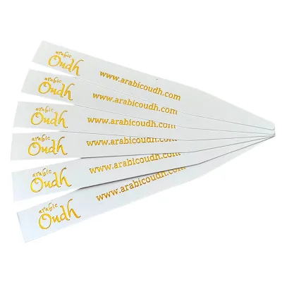 Golden Perfume Test Paper Stamp Scent Tester Fragrance Perfume Tester Bottle Strip Absorbent Paper