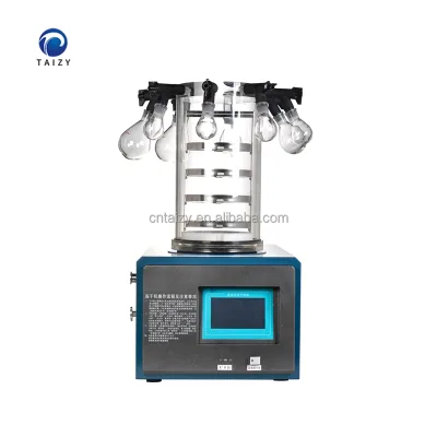 Biological Food Chemical Lyophilizer Experimental Tabletop Vacuum Freeze-Dryer Peptide Freeze Drying Equipment