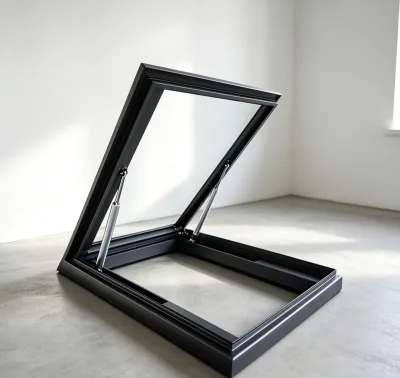 Professional Design Open Skylight Window Roof with Aluminum Frame Tempered Glass and Automatic Style Vertical Opening Pattern