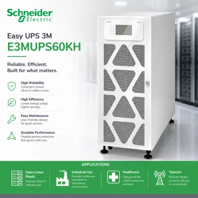 EAC 100kva 300kva 2000kva Inverter Online Ups Systems AI Power Supply Backup Battery Ups For AI Power Support