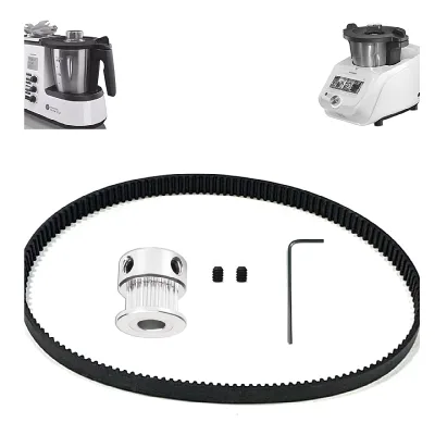Stainless Steel Belt + Gear Durable Blender Part for Monsieur Cuisine Connect/Plus/Smart Silvercrest LIDL Food Processor