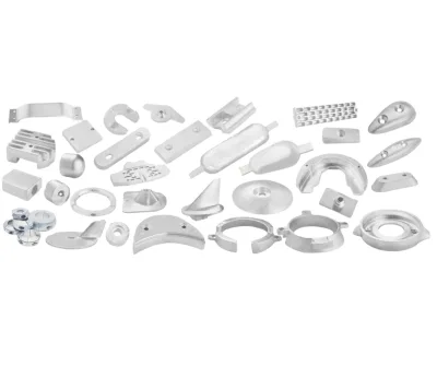 Various Types of Zinc Anodes Marine for Ship to Prevent Corrosion of Immersed Pieces of Equipments