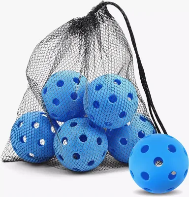 USA Pickleball (USAPA) Approved Indoor Court Balls Tournament Quality Multiple Colors for Children's Entertainment
