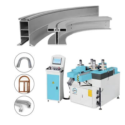 Automatic C Channel Metal Tube Strip Curve 3 Roll Aluminum Frame Round Steel Pipe Rolling Metal Bending Machine