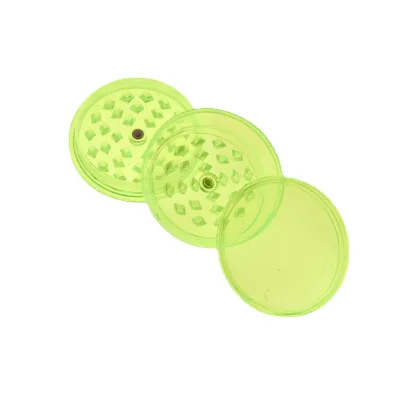 High Quality Manual Dry Herb Grinder Acrylic Plastic with Storage Lid Simple Style Hot Sell Tobacco Spice Grinder