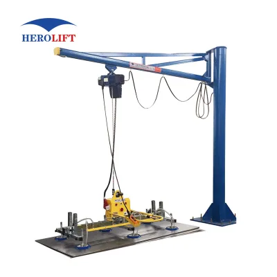 Vacuum Lift Crane Attachment Electric Chain Hoist Handling Systems Stone Sheet Metal Vacuum Lifter for Sale
