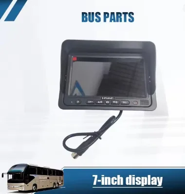 NEW 7-inch Color Monitor 24V Display Screen for Yutong and Kinglong Bus Accessories