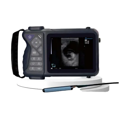 YUHOTA Model CE Certified Ultrasonic Imaging System Convex Probe Abdominal Ultrasound Machine for Dogs Cats Horses Goats