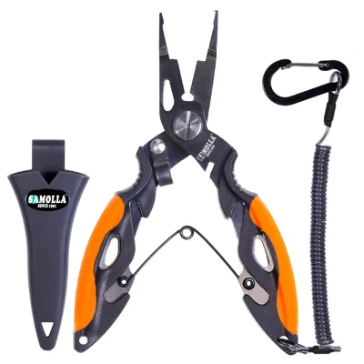 New Multifunctional Fishing Pliers Accessories 420 Stainless Steel Body Scissors Line Cutter Hooks Remover Outdoor Fishing Tools