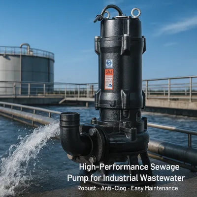 Stainless Steel & Iron Multistage Centrifugal Water Immersion Sewage Pump 1.5 HP Fully Automatic Control for Industrial Use