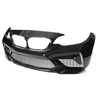 New for F87 M2C Dry Carbon Fiber Surround Thunder Version Front & Rear Bumpers Large