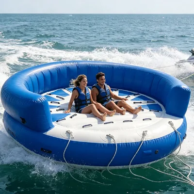 9 Seats Inflatable Water Amazing Sofa Towable Inflatable Water Sport Game Sofa Crazy Towable Ski Tube