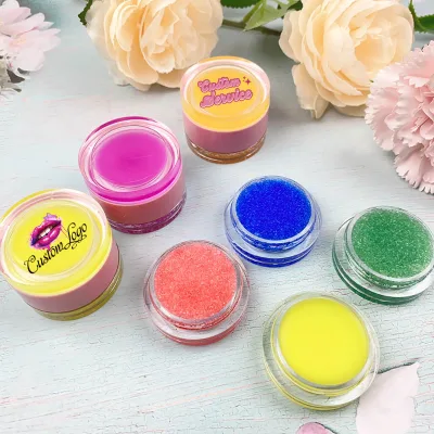 Private Label Moisturizing Lip Balm Exfoliate Remove Dead Skinsugar Scrub 2 in 1 Lip Care Hydrate Soothing Primer Lip Mask