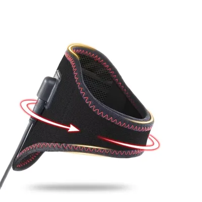 In-Stock USB Electric Heating Neck Brace Sports Safety Far-Infrared Moxibustion Heat Therapy for Neck Pain Relief Wholesale