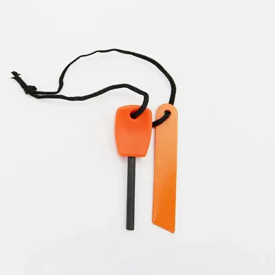 Bell Survival Daqin Industrial Grade Outdoor Fire Starter Solid Sandwich Flint Waterproof Camping PVC D-Grip Handle 1 Year