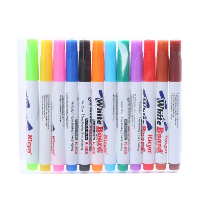 8/12 Color Kids Toy Magic Water Painting Floating Pen Custom Logo Whiteboard Marker Art Graffiti Floating White Board Marker Pen