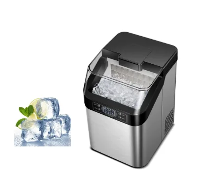 High Quality Countertop Portable Stainless Steel Home Ice Maker Automatic Ice Cube Machine