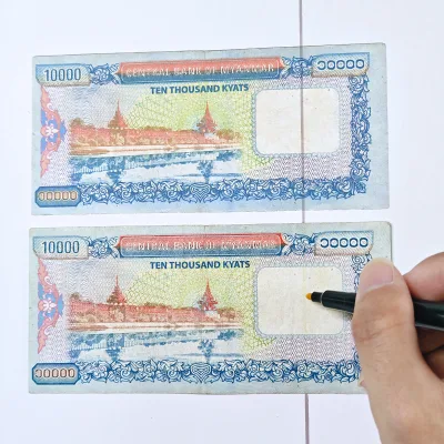 Detector Pens Markers Currency Marker Pen for Money Bill Detection, Black
