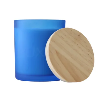 Manufacturer Direct Sales Wholesale Frosted Candle Can with Lid Advanced Fragrance Environmental Protection Flameless Art Candle